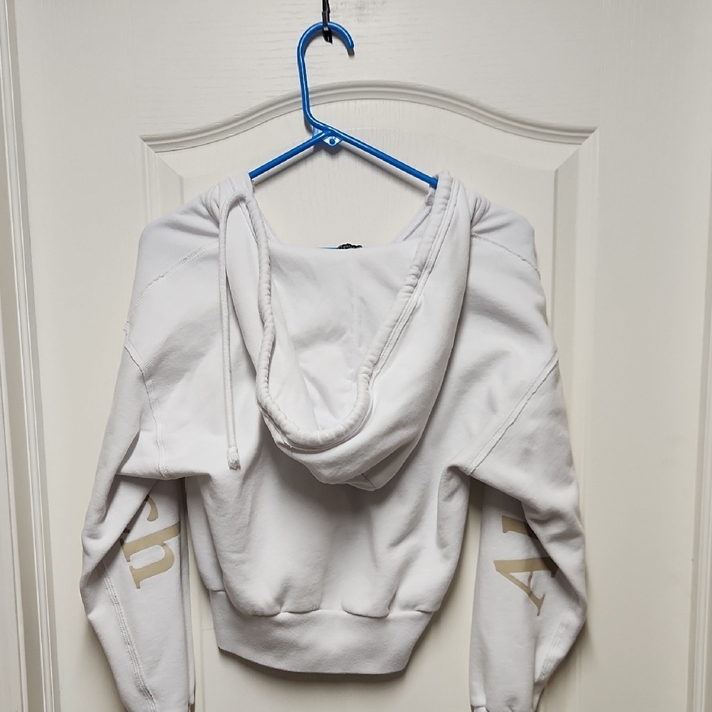 Abercrombie & Fitch White Hoodie Sweater XS - Picture 8 of 9